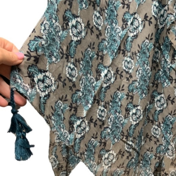 💙💚Quagga GreenLabel Woven Ruana - Exclusive Print! - Picture 9 of 13